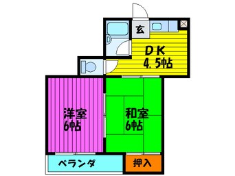 間取図 秀和第２ハイツ