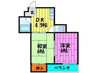 間取図 秀和第２ハイツ