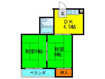 間取図 秀和第２ハイツ