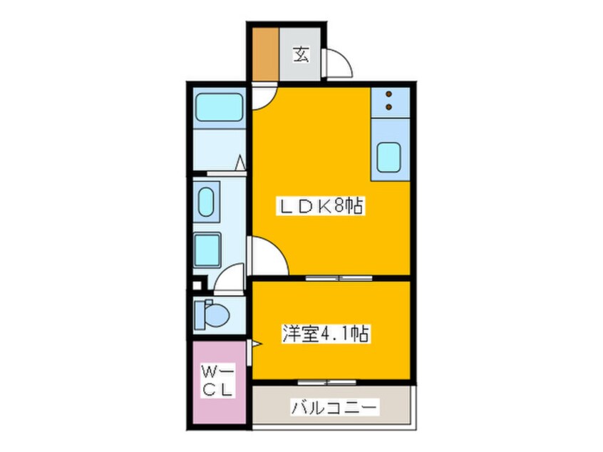 間取図 ＡＬＥＧＲＩＡ金岡