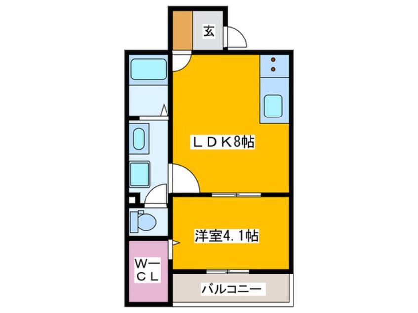間取図 ＡＬＥＧＲＩＡ金岡