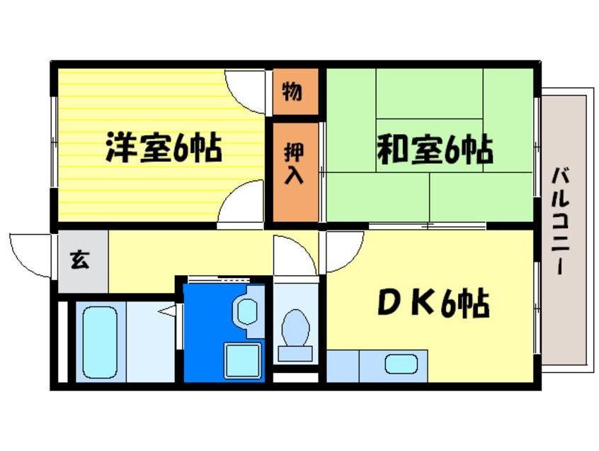 間取図 リバティハウス守山