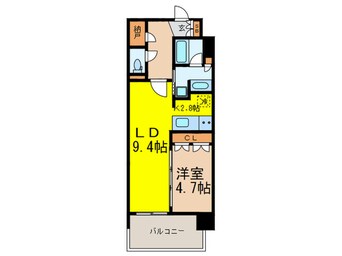 間取図 ブランズ北堀江プレイス(1404)