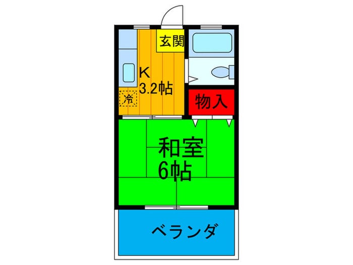 間取り図 朝日ハイツ２