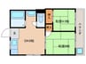 タナカ産業ビル2号館 2DKの間取り