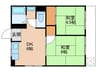 タナカ産業ビル2号館 2DKの間取り