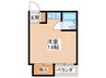 シャルマン池田旭町 1Rの間取り