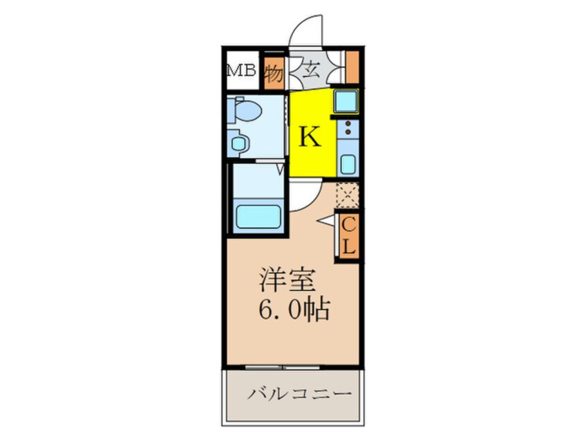 間取図 エステムコート新大阪XIリンクス