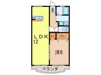間取図 メゾン宮西Ⅱ