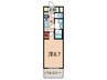 ＢＥＬＬＥＺＺＡ 1Kの間取り