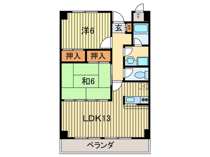 間取り図 プリーマ北新