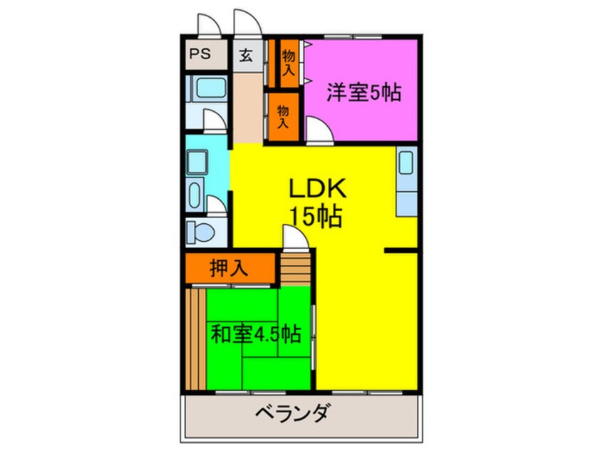 間取図 利倉西第１住宅