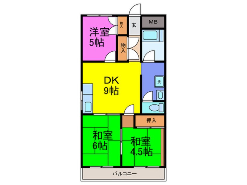 間取図 利倉西第１住宅