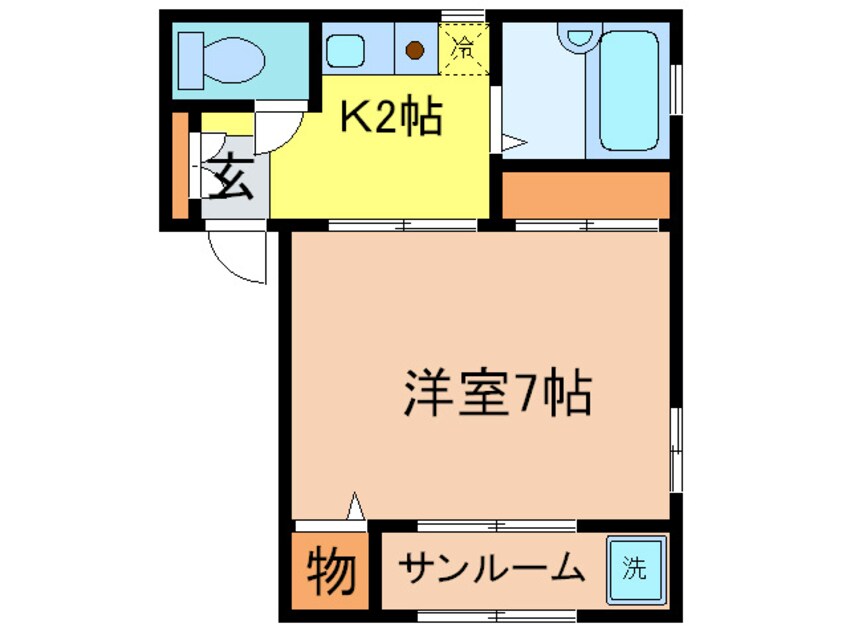 間取図 グロ－パレスⅢ
