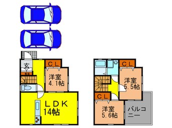 間取図 宝塚市今里町戸建Ｃ号地