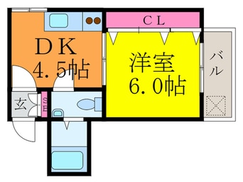 間取図 シャトーポポ