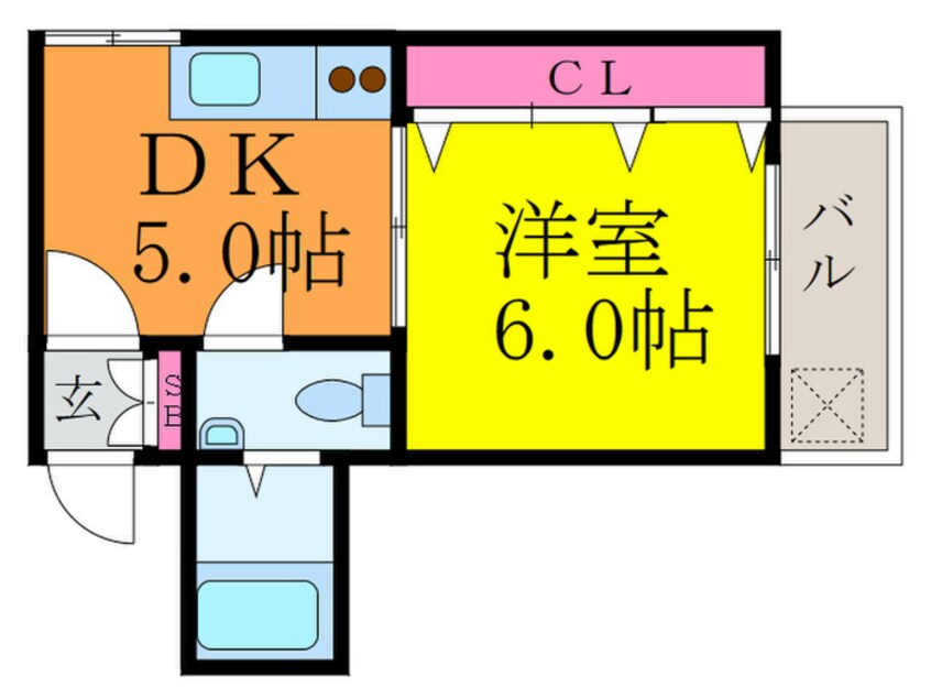 間取図 シャトーポポ