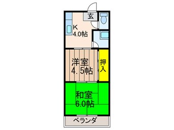 間取図 奥村ﾏﾝｼｮﾝ