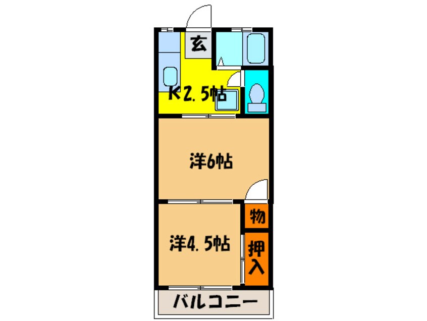 間取図 サンパセオ