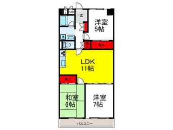 間取図 千里山サニ－ハイツ(111)