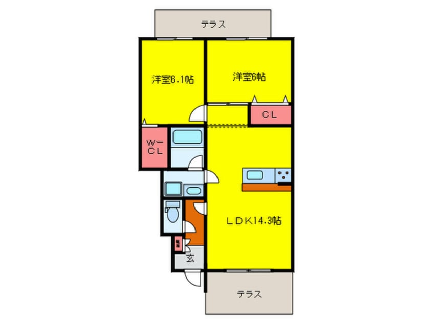 間取図 アベンシス