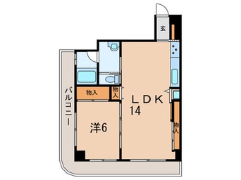 間取図 芦屋アーバンライフ(201)