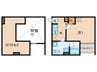 maison de aurore西宮 1Kの間取り