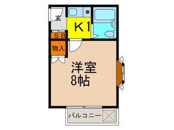 間取図 ﾘﾝﾃﾞﾝ