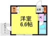 ﾘﾝﾃﾞﾝ 1Kの間取り
