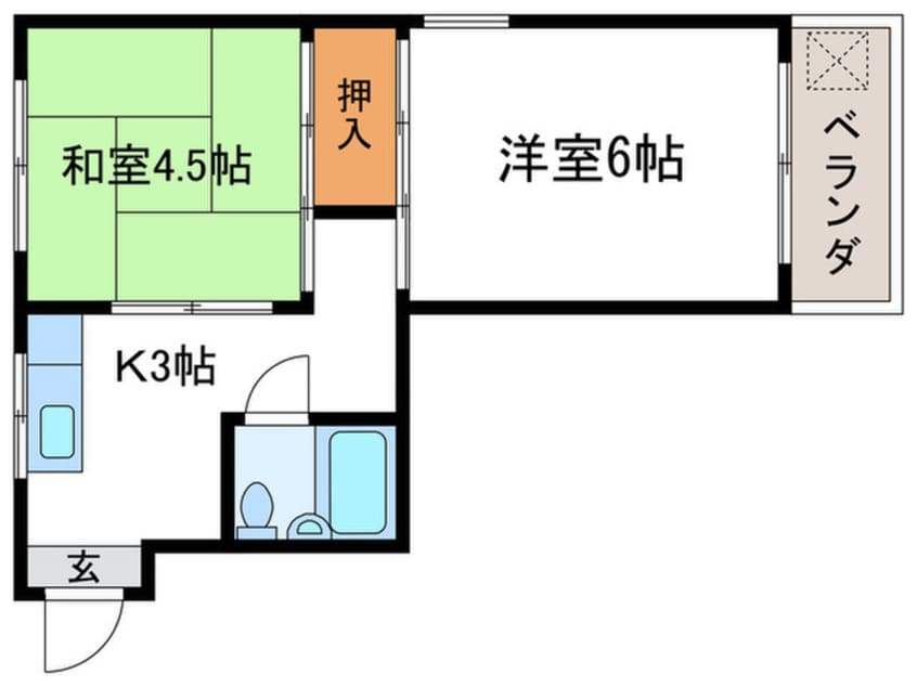 間取図 フィオ－レ桂坂