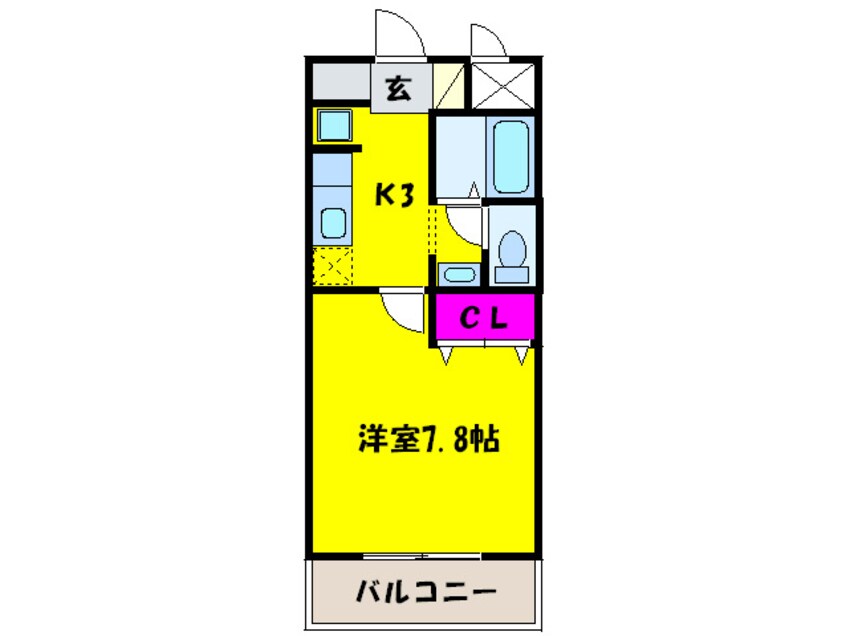 間取図 グランディ－ル