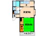 マンション島江 2Kの間取り