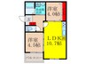 REGALO吹田 2LDKの間取り