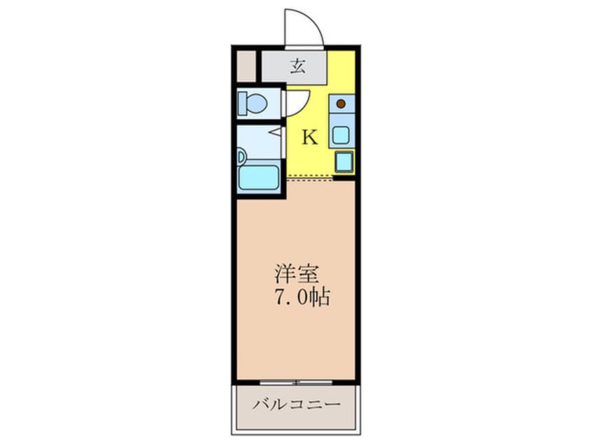 間取図 レインボ－ハイム