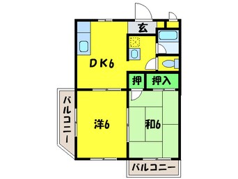 間取図 コークサンハイツ