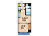 フォートレス神崎川Center 1LDKの間取り