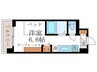 キャンパスヴィレッジ京都一乗寺 1Rの間取り