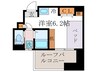 キャンパスヴィレッジ京都一乗寺 1Rの間取り