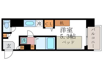 間取図 キャンパスヴィレッジ京都一乗寺