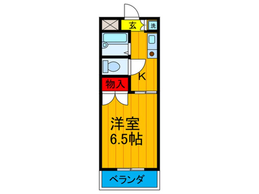 間取図 グリ－ンパレット小野