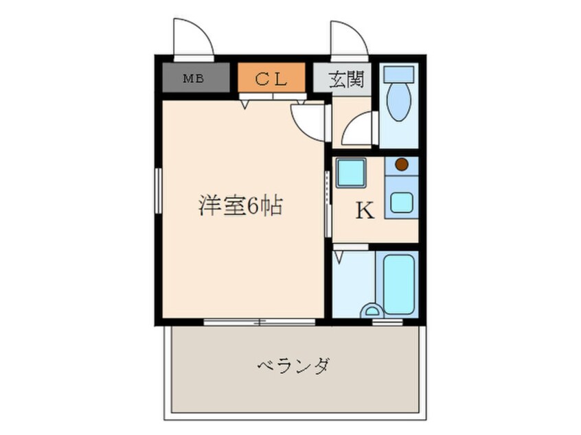 間取図 ナッツダムスタジオーネ塚口