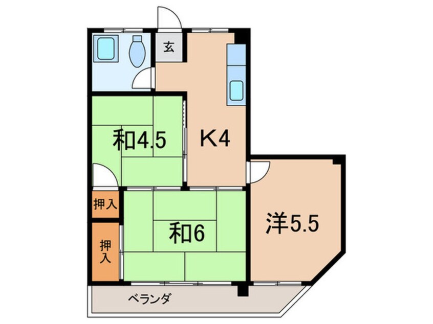 間取図 ミノルマンション