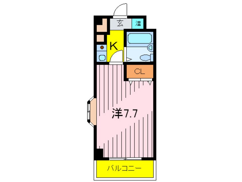 間取図 スプリング逆瀬川