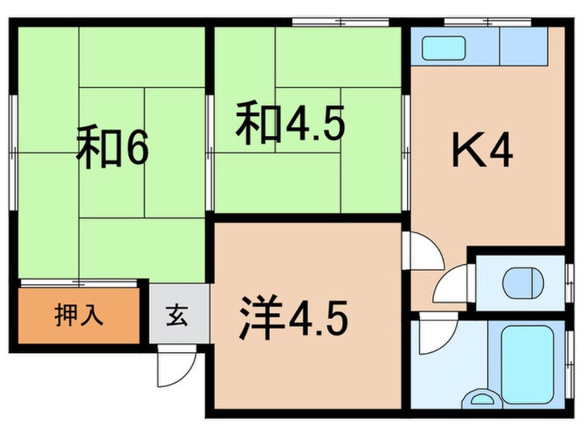 間取図 ミノルマンション東館