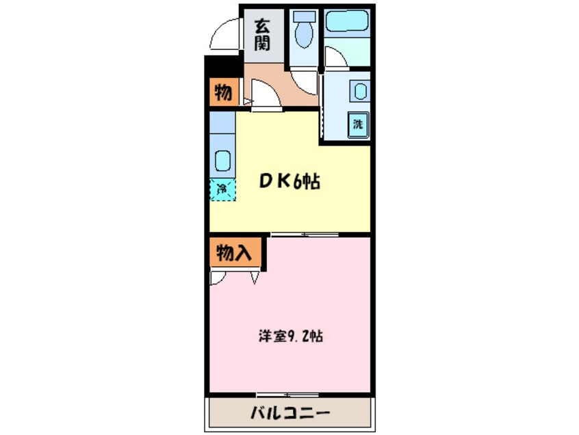 間取図 フジパレスキンキ