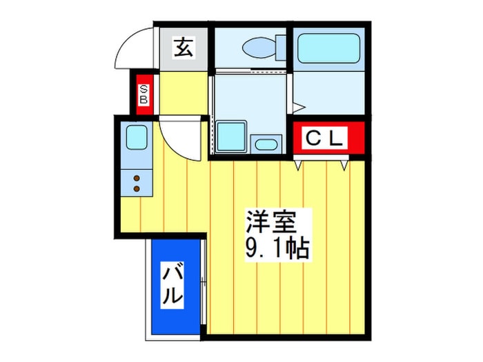 間取り図 カ－サヴィヴァ－チェ