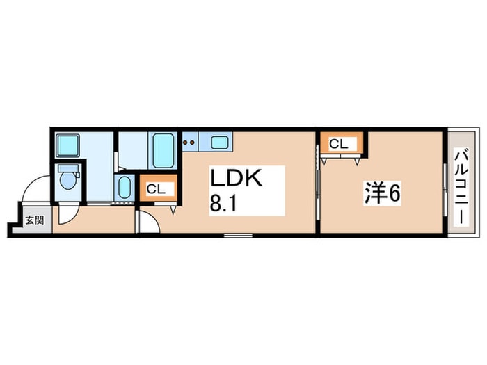 間取り図 フジパレス南武庫之荘Ⅰ番館