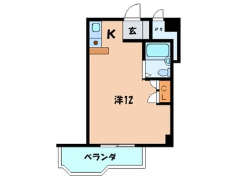 間取図 キング・コーポラスⅡ