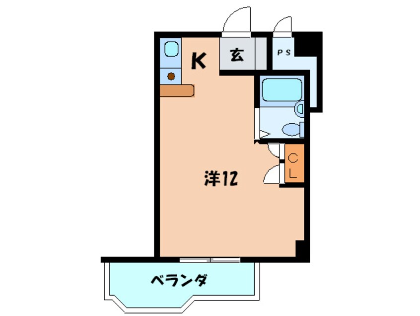 間取図 キング・コーポラスⅡ