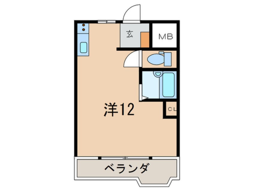 間取図 キング・コーポラスⅡ